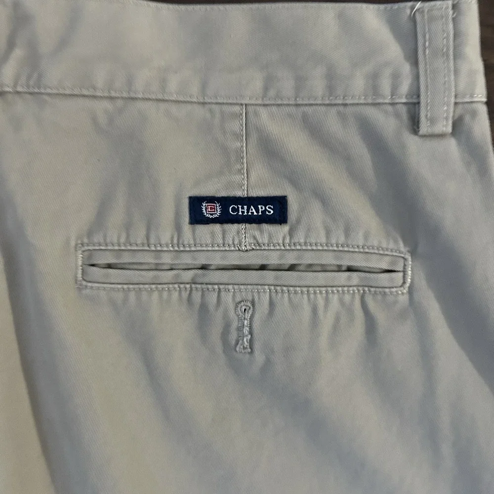 Chaps Men's Khaki Chino Pants 100% Cotton Size 34X34 - Picture 6 of 6